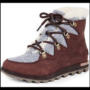 SOREL SNEAKCHIC ALPINE BOOTIES in CATTAIL